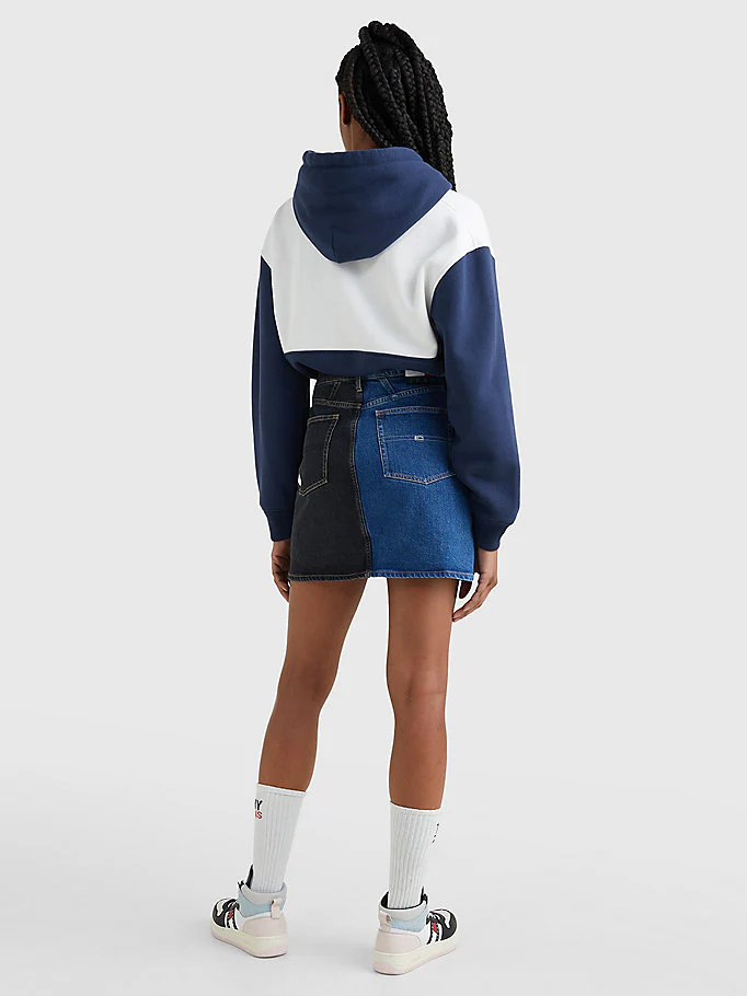 Tommy Hilfiger Jeans - Recycled Two - Tone Denim Skirt - Image 4