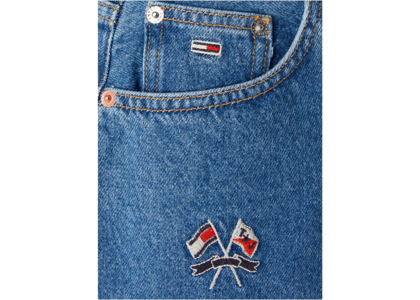 Tommy Hilfiger Jeans - Women's Denim Embroidery Mini Skirt - Image 4