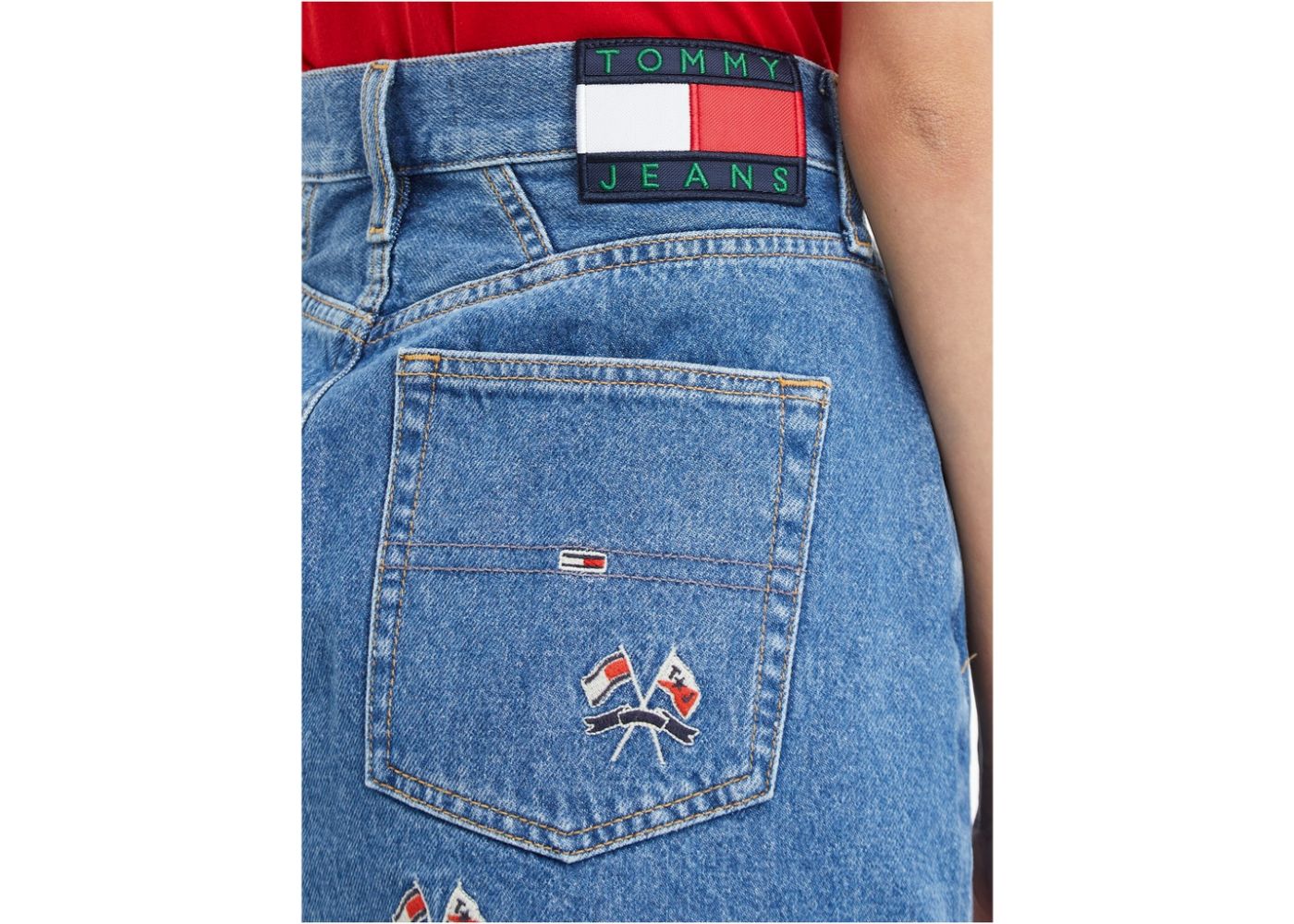 Tommy Hilfiger Jeans - Women's Denim Embroidery Mini Skirt - Image 5