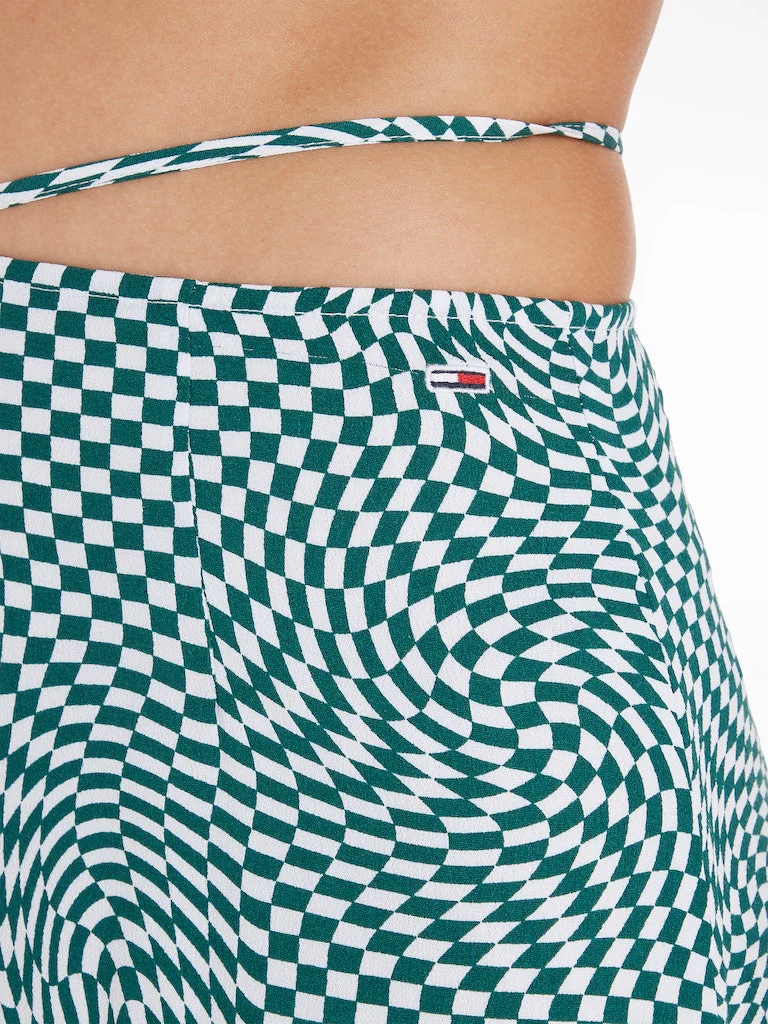 Tommy Hilfiger Jeans - Checkerboard Tie Mini Skirt - Image 6