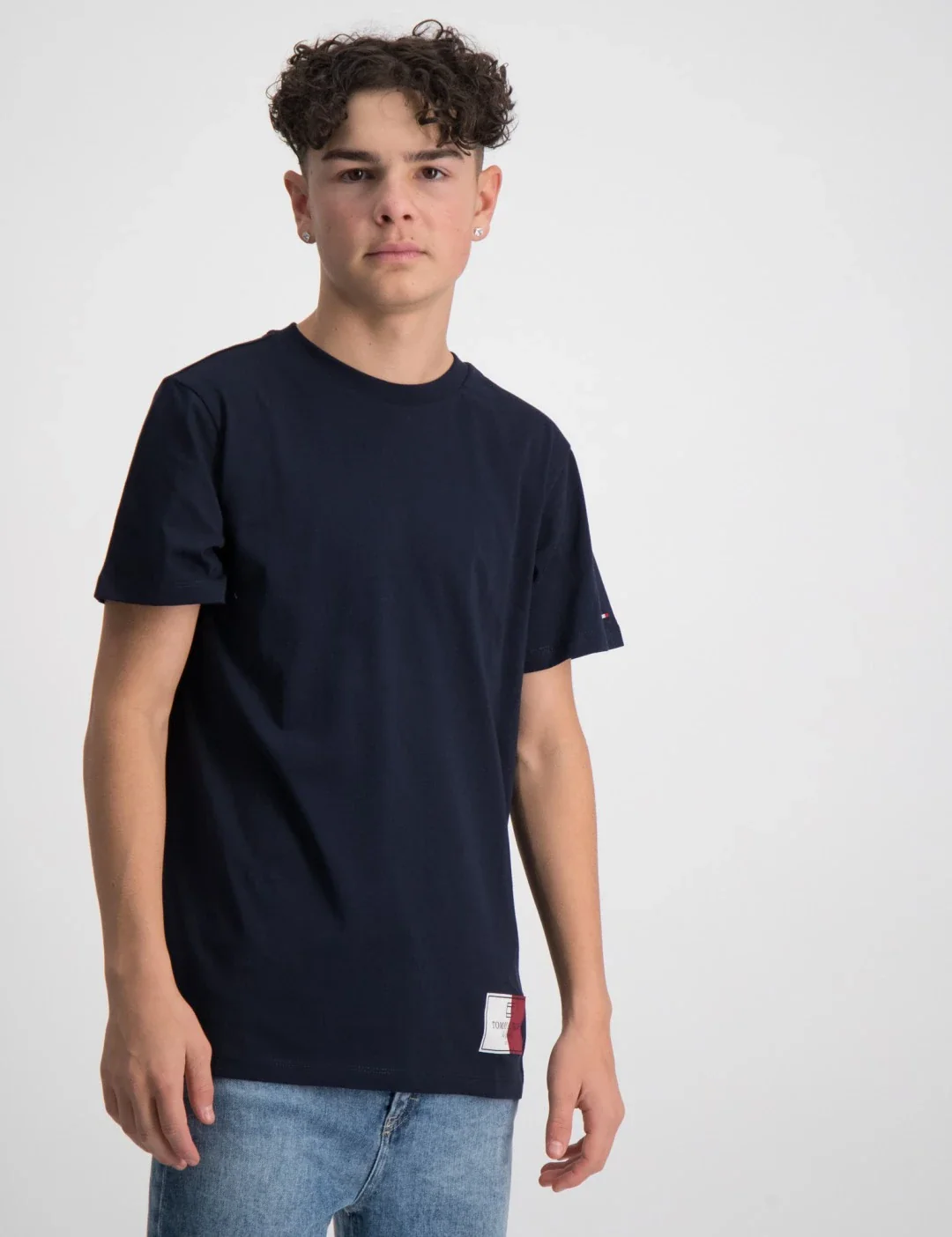 Tommy Hilfiger - Boys' Organic Cotton Logo Patch T-Shirt - Image 2