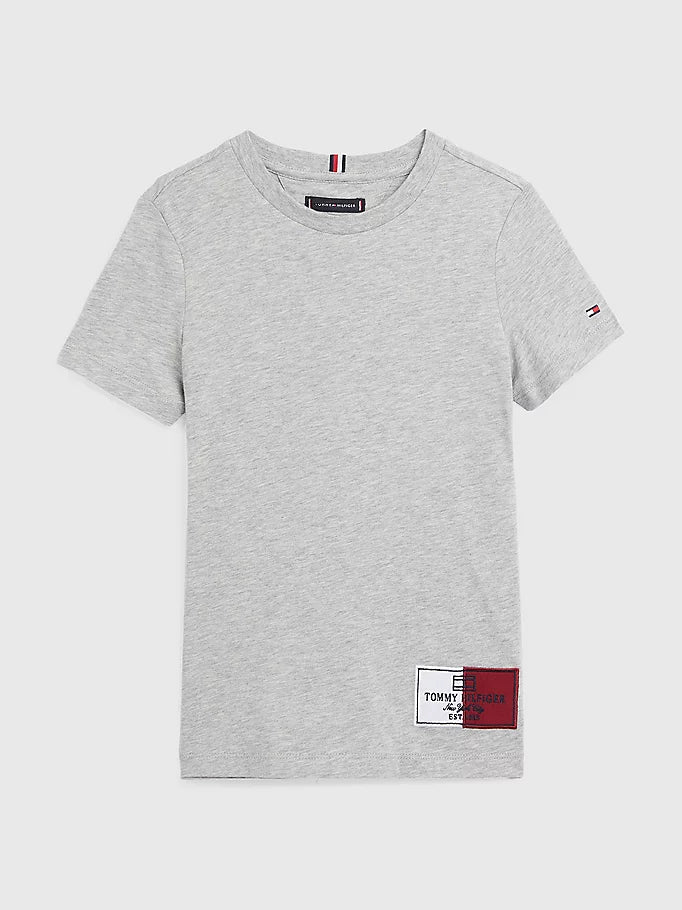 Tommy Hilfiger - Boys' Organic Cotton Logo Patch T-Shirt - Image 4
