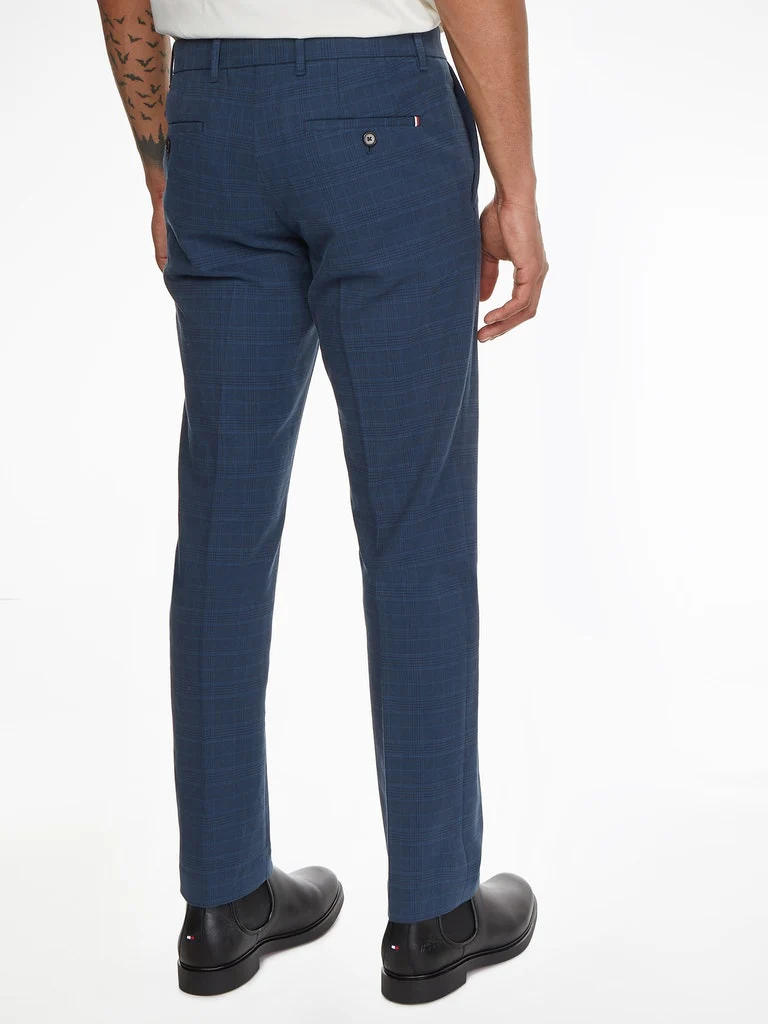 Tommy Hilfiger - Denton Prince Of Wales Check Straight Trousers - Image 3