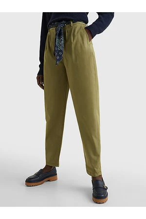 Tommy Hilfiger - Scarf Belt Pleated Tapered Chinos - Image 7