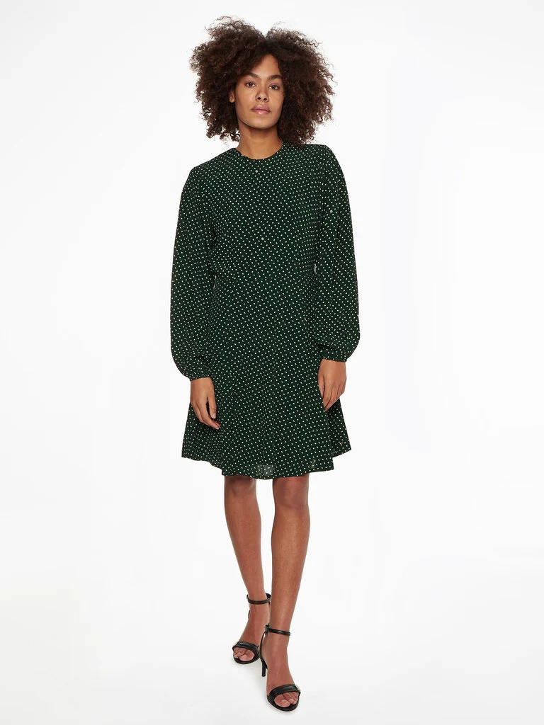 Tommy Hilfiger - Paisley Crepe Knee Length Dress - Image 2