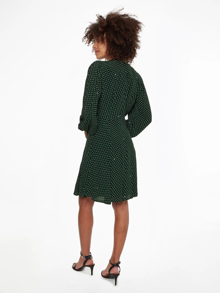 Tommy Hilfiger - Paisley Crepe Knee Length Dress - Image 3