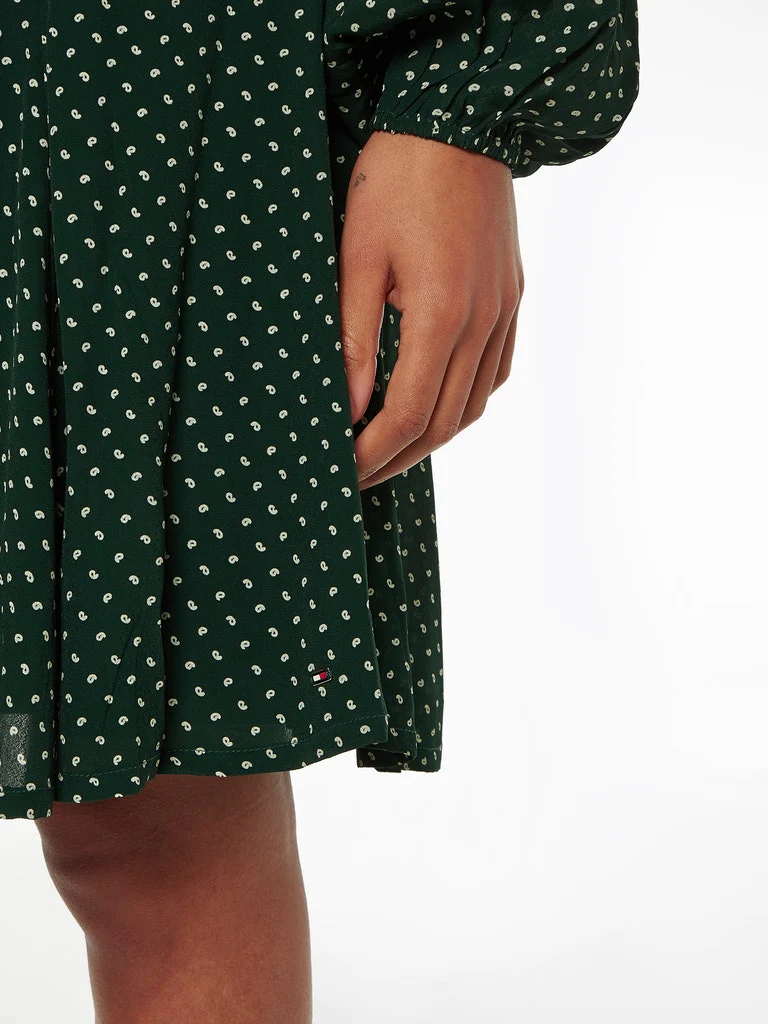 Tommy Hilfiger - Paisley Crepe Knee Length Dress - Image 5