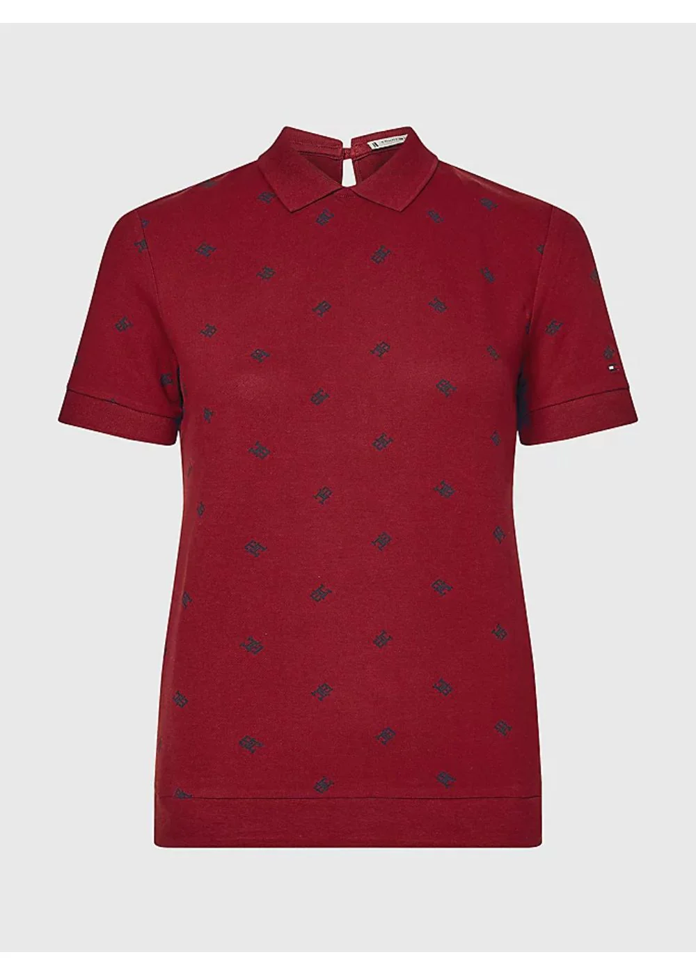 Tommy hilfiger - monogram print crew neck polo regular fit - women  - women - Image 3