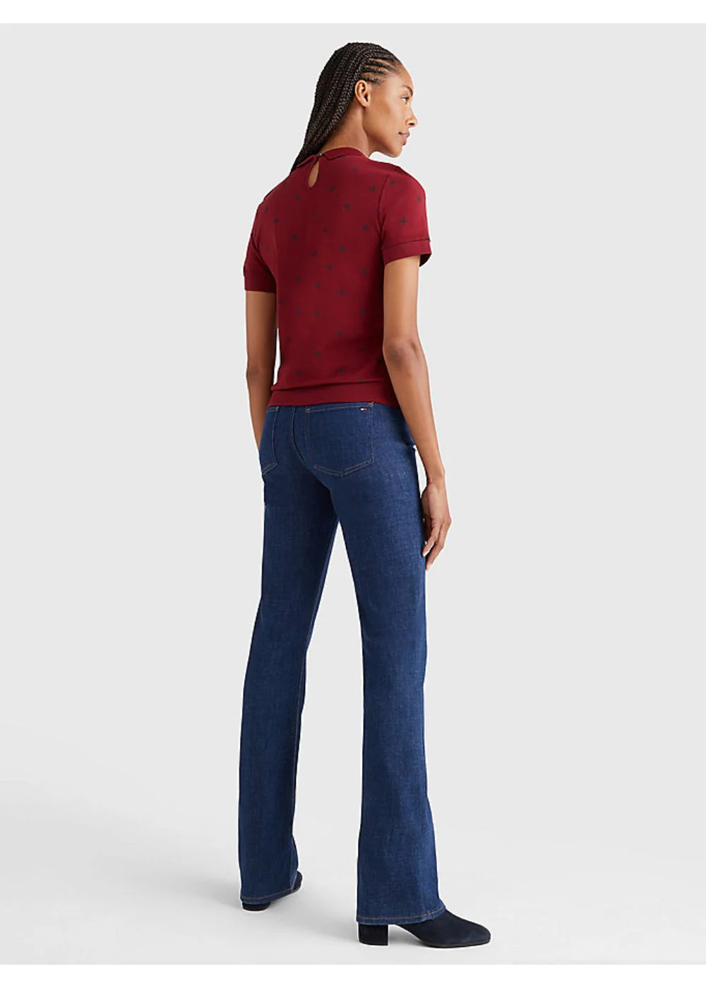 Tommy hilfiger - monogram print crew neck polo regular fit - women  - women - Image 7