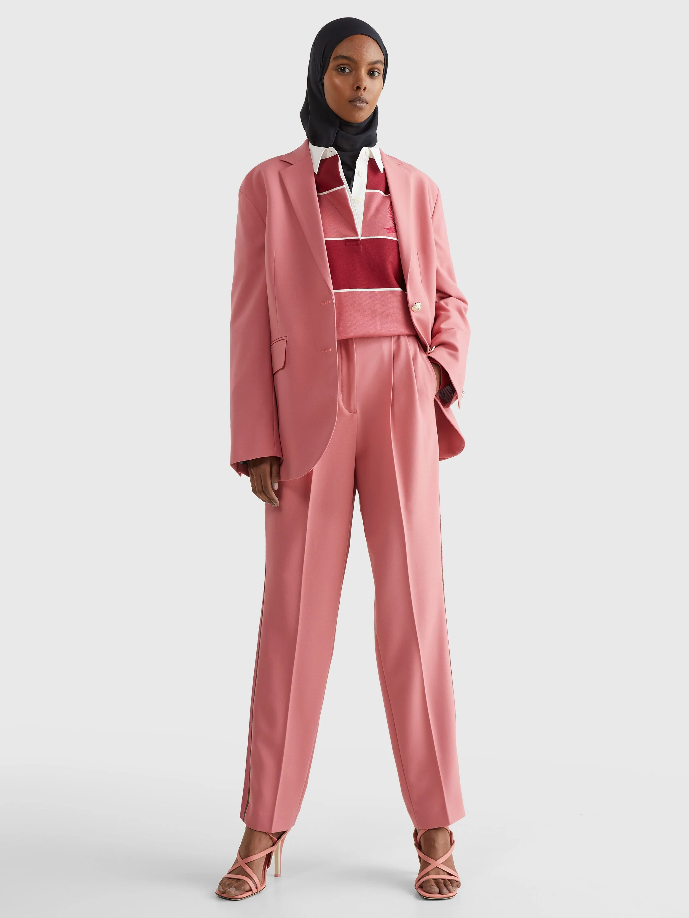 Tommy Hilfiger - Women's Tommy Icons Tapered Fit Tape Trousers - Image 2