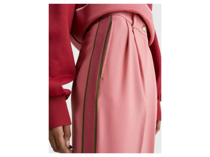 Tommy Hilfiger - Women's Tommy Icons Tapered Fit Tape Trousers - Image 3