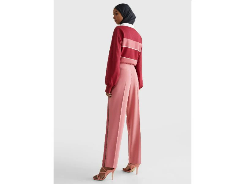 Tommy Hilfiger - Women's Tommy Icons Tapered Fit Tape Trousers - Image 4