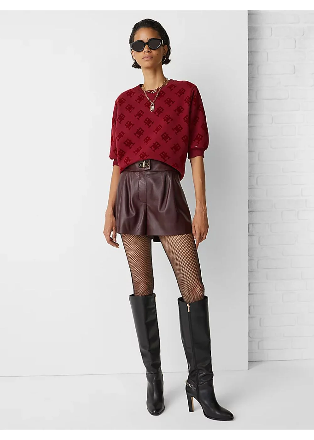 Tommy Hilfiger - High Rise Leather Shorts - Image 10