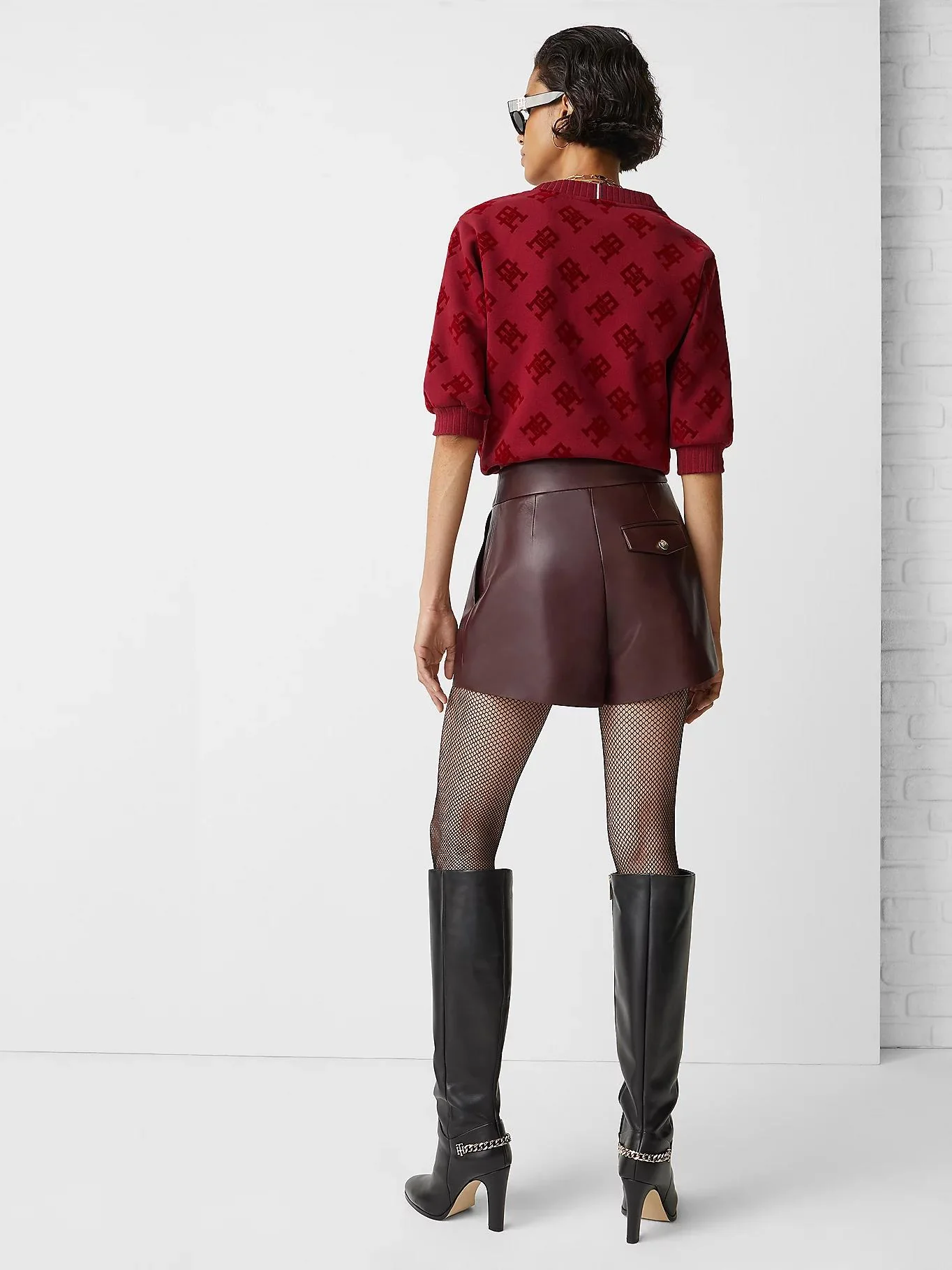 Tommy Hilfiger - High Rise Leather Shorts - Image 6