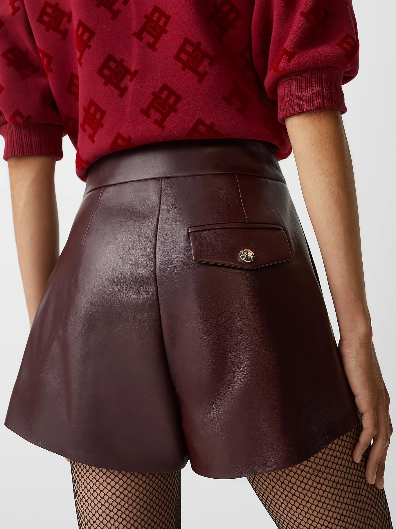 Tommy Hilfiger - High Rise Leather Shorts - Image 8