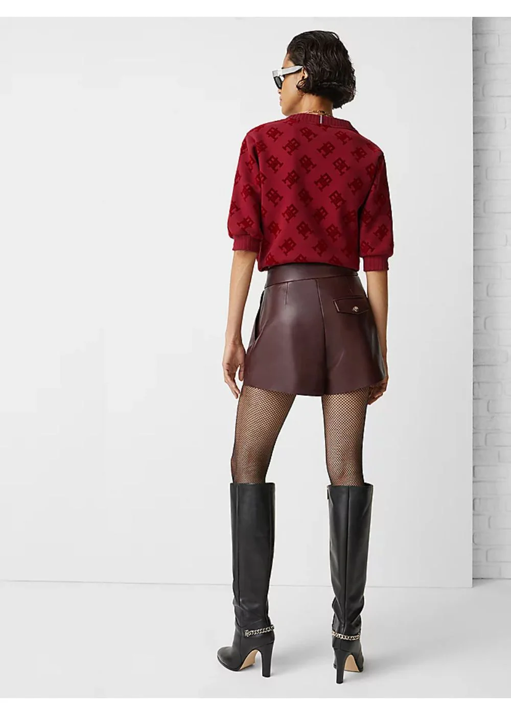 Tommy Hilfiger - High Rise Leather Shorts - Image 9