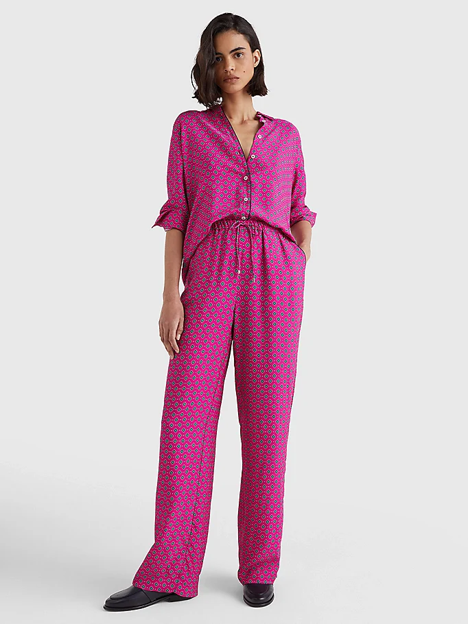 Tommy Hilfiger - Foulard Print Relaxed Fit Trousers - Image 8