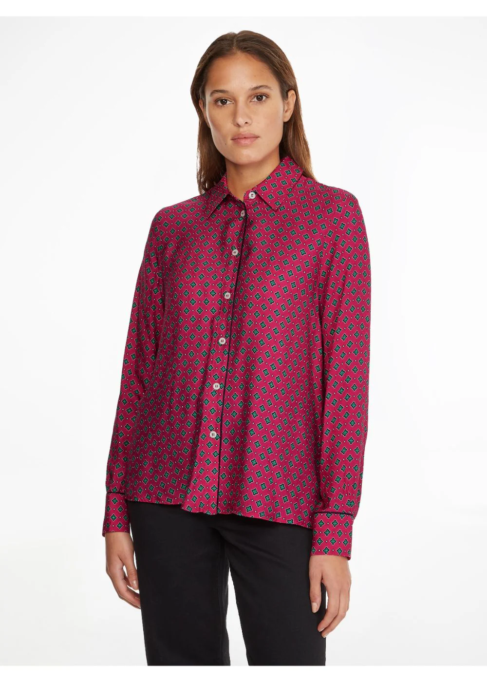 Tommy Hilfiger - Patterned Scarf-Print Shirt Regular Fit - Image 2