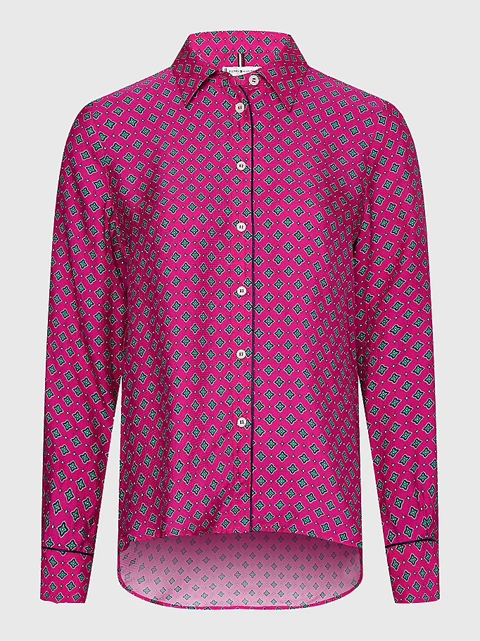 Tommy Hilfiger - Patterned Scarf-Print Shirt Regular Fit - Image 4