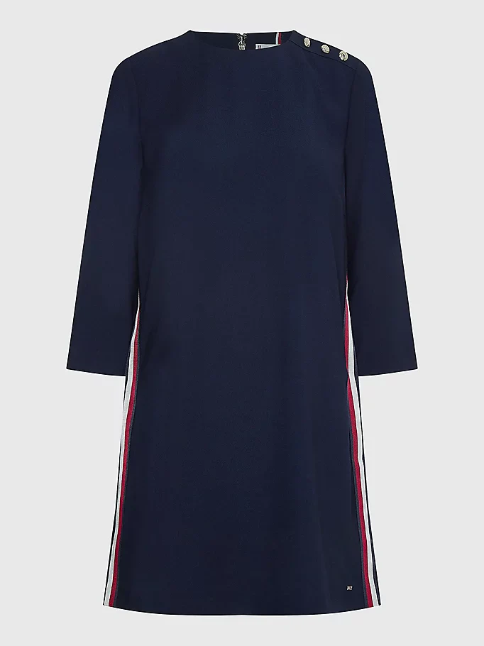 Tommy Hilfiger - Angela Shift  3/4 Sleeves Knee Dress - Image 2