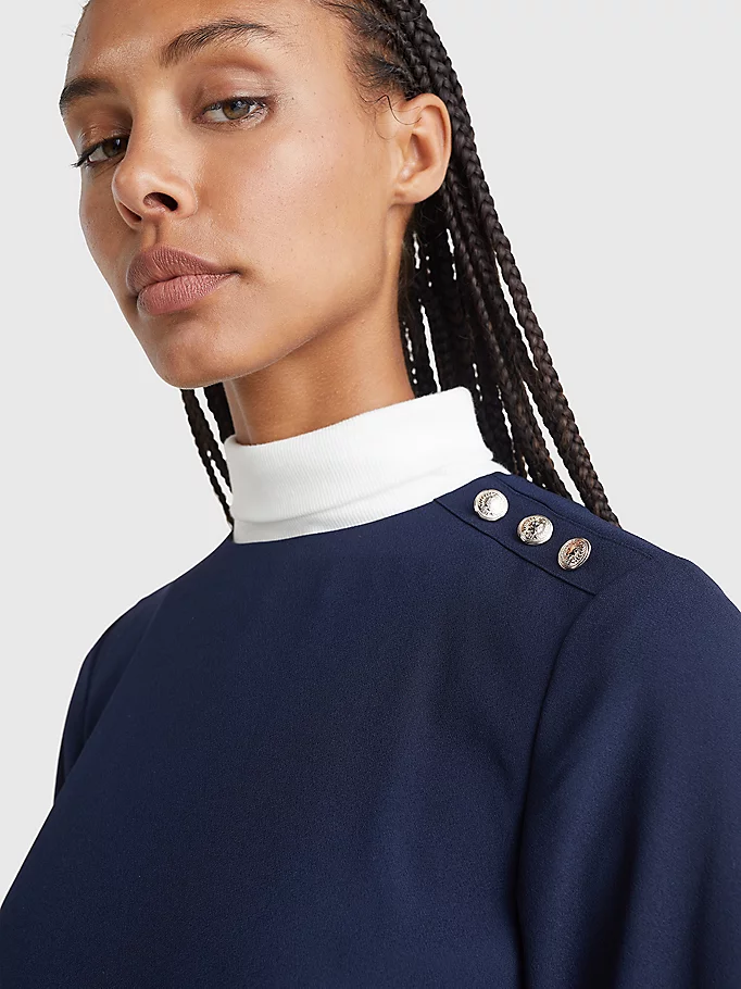 Tommy Hilfiger - Angela Shift  3/4 Sleeves Knee Dress - Image 3
