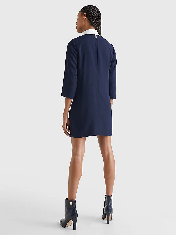 Tommy Hilfiger - Angela Shift  3/4 Sleeves Knee Dress - Image 4