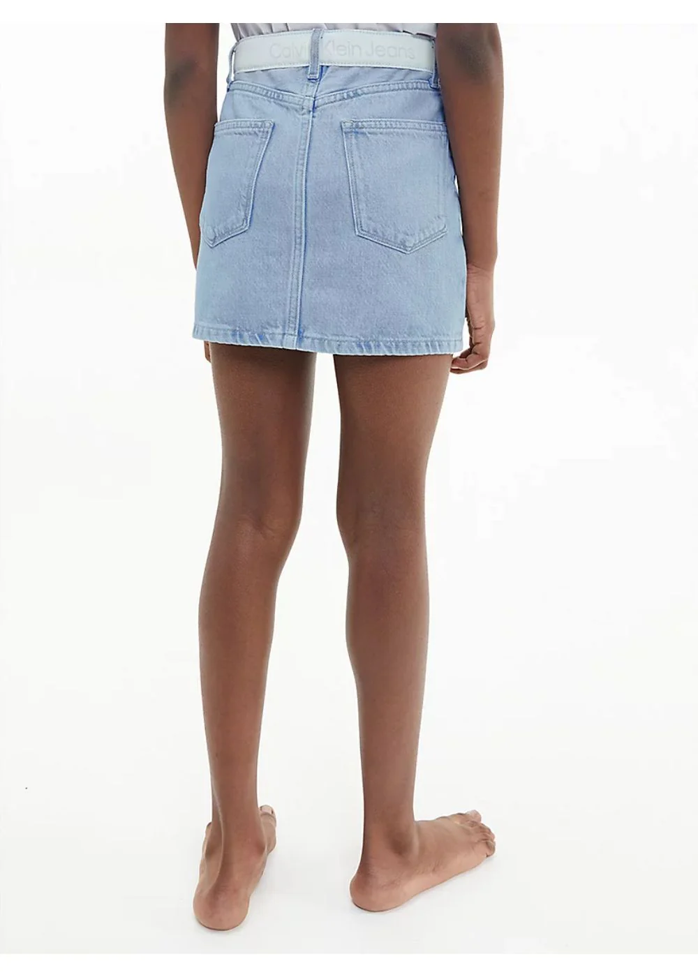 Calvin Klein  - Girls'  Straight Denim Skirt - Image 3