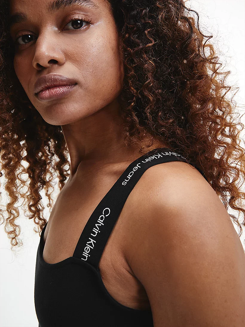 Calvin Klein Jeans - Logo Tape Bodysuit Slim Fit - Image 3