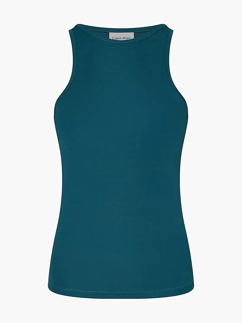 Calvin klein - viscose crepe tank top
 - women - Image 2