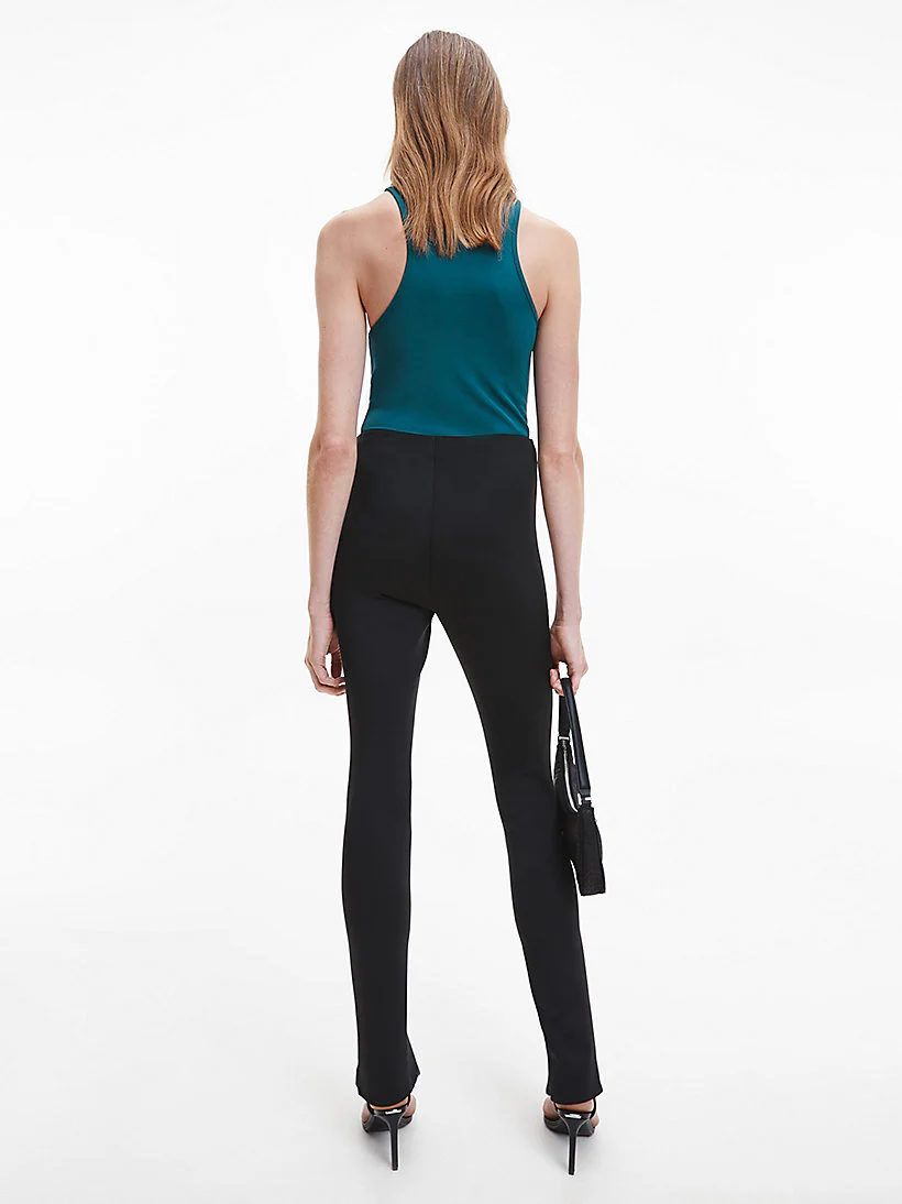 Calvin klein - viscose crepe tank top
 - women - Image 5