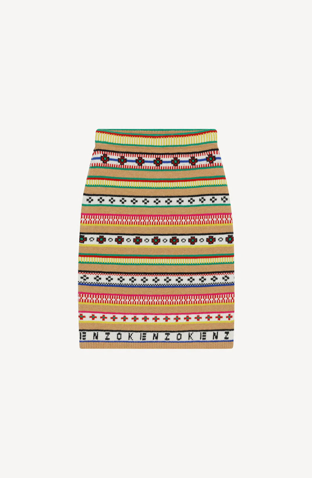 Kenzo - 'Fairisle' Jacquard Skirt - Image 2