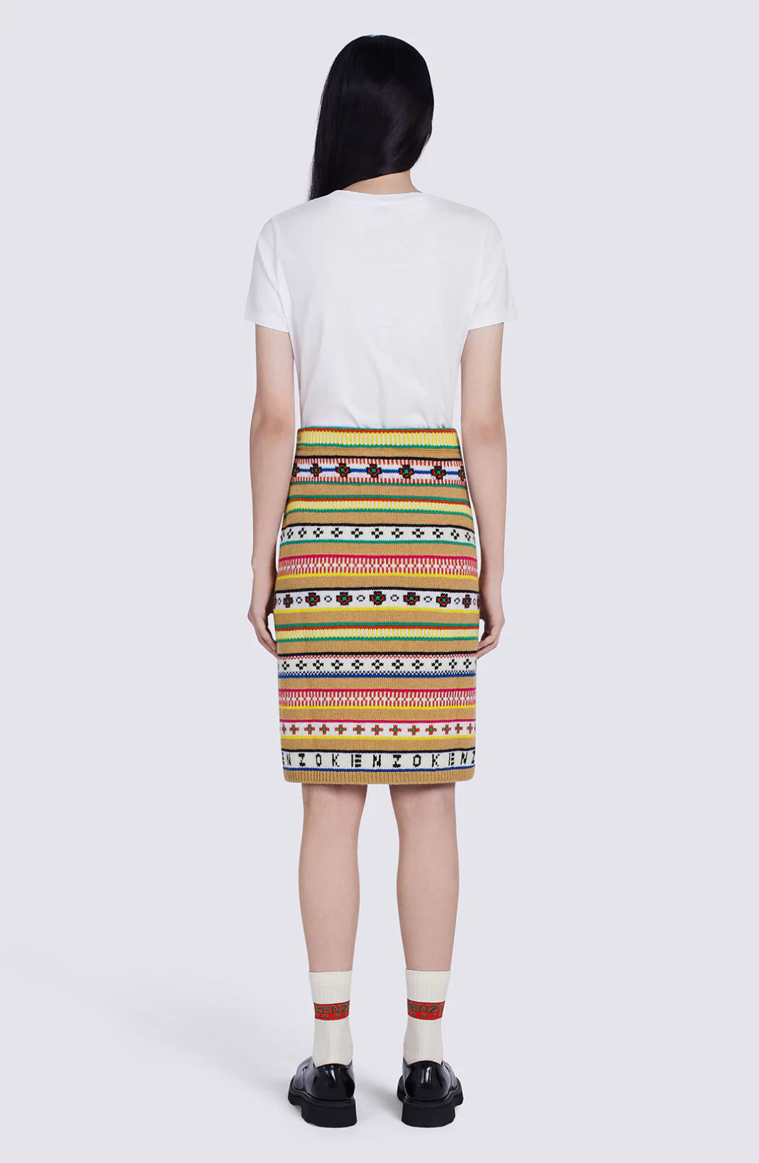 Kenzo - 'Fairisle' Jacquard Skirt - Image 5