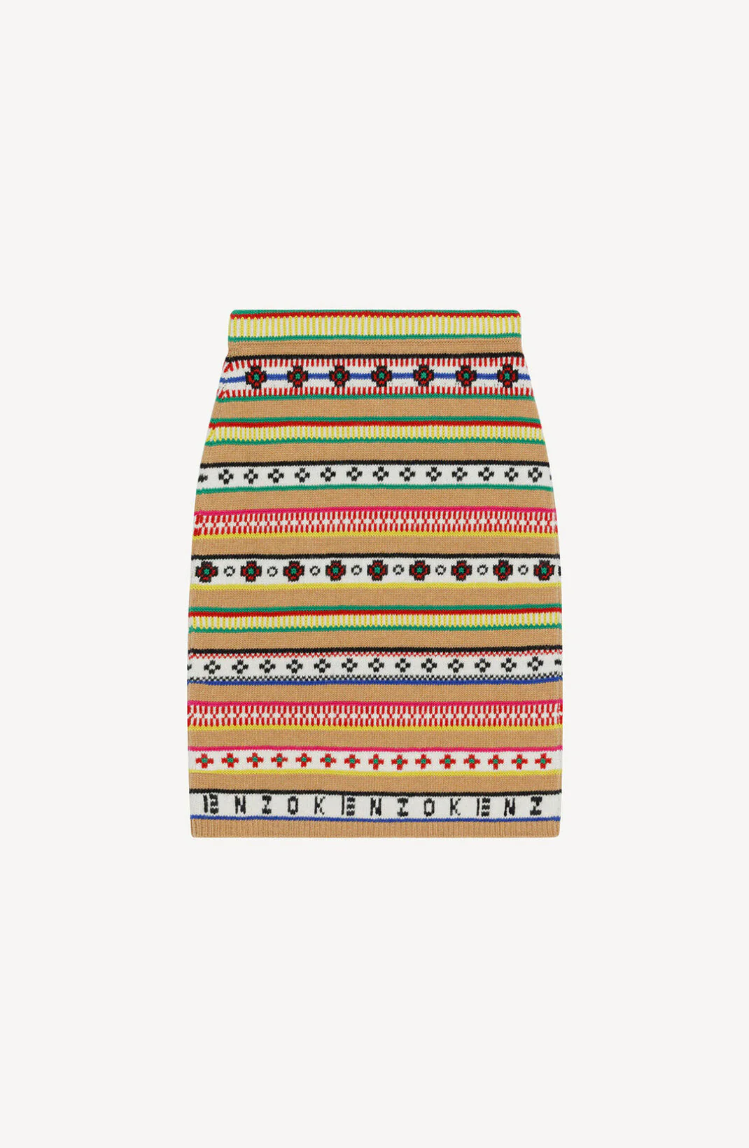 Kenzo - 'Fairisle' Jacquard Skirt - Image 6