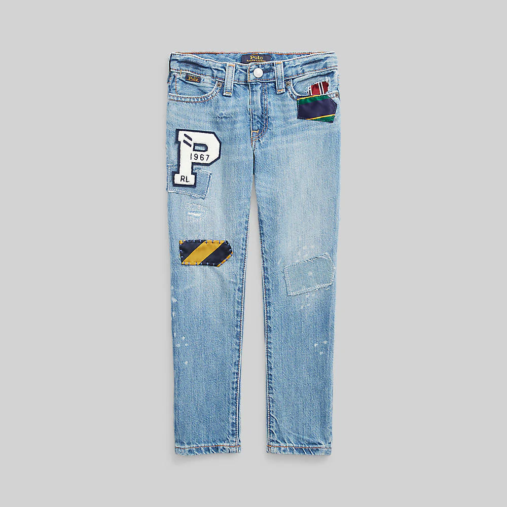 Polo Ralph Lauren - Girls -  Letterman Astor Slim Boyfriend Jean - Image 2