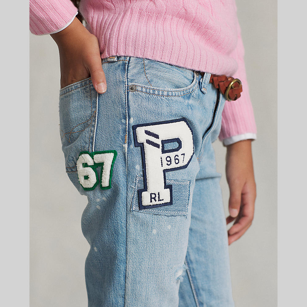 Polo Ralph Lauren - Girls -  Letterman Astor Slim Boyfriend Jean - Image 5