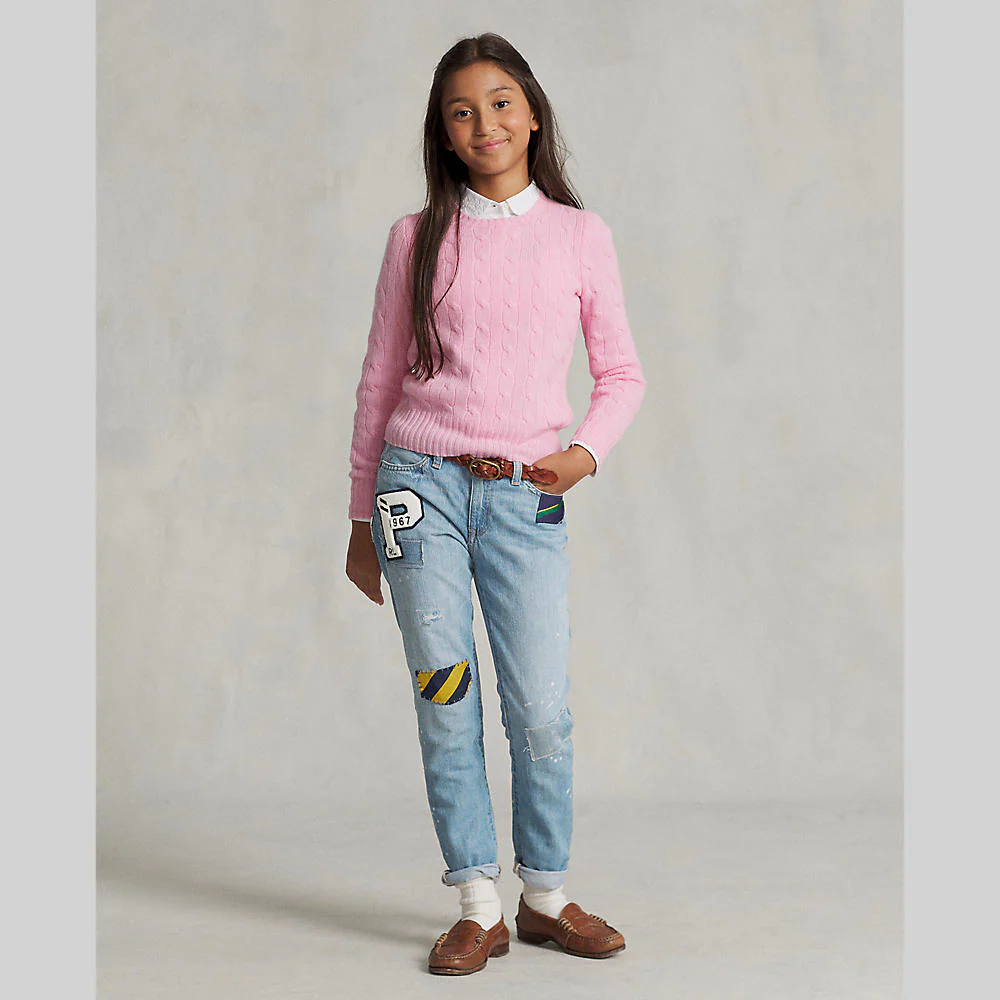 Polo Ralph Lauren - Girls - Letterman Astor Slim Boyfriend Jean - Image 5