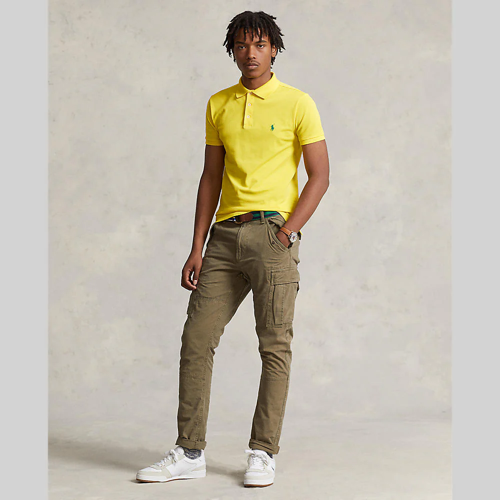 Polo Ralph Lauren - Men's Slim Fit Stretch Mesh Polo Shirt - Image 4