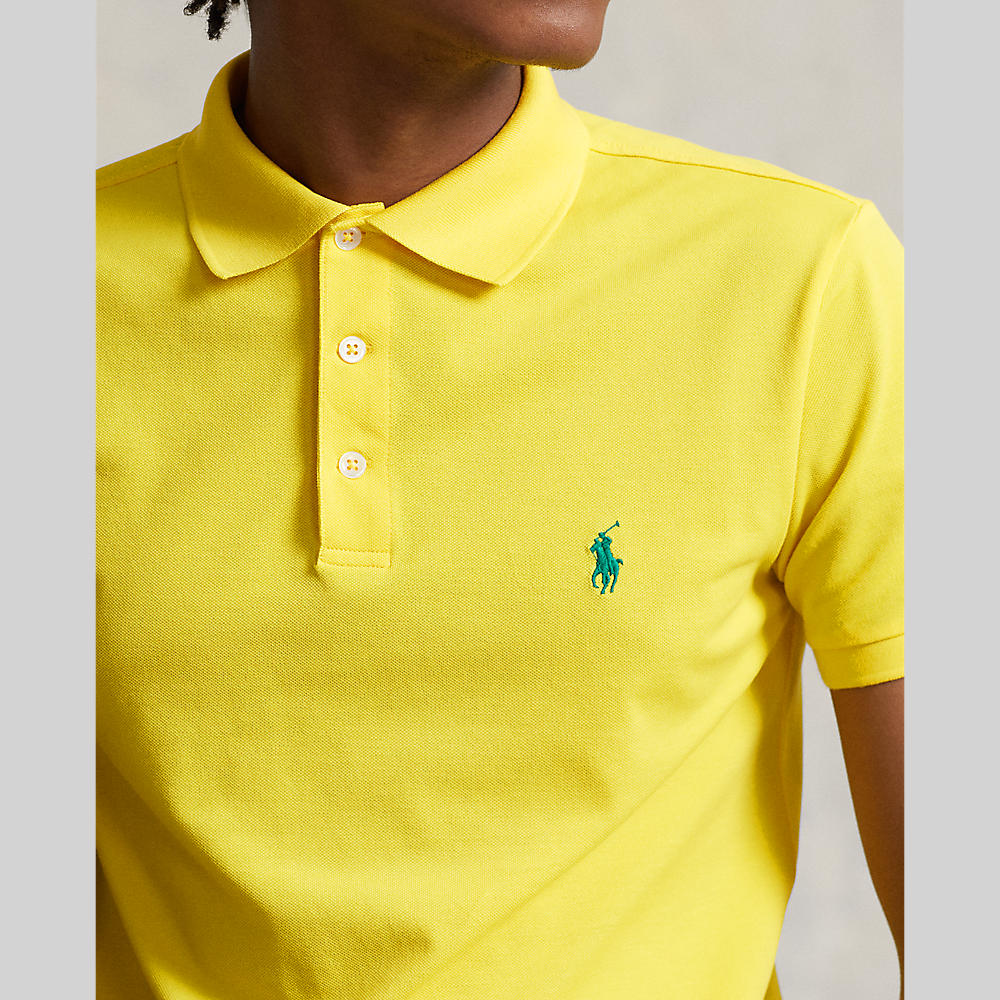 Polo Ralph Lauren - Men's Slim Fit Stretch Mesh Polo Shirt - Image 5