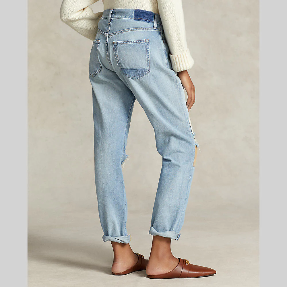 Polo Ralph Lauren - Multi-Patch Avery Boyfriend Jeans - Image 3