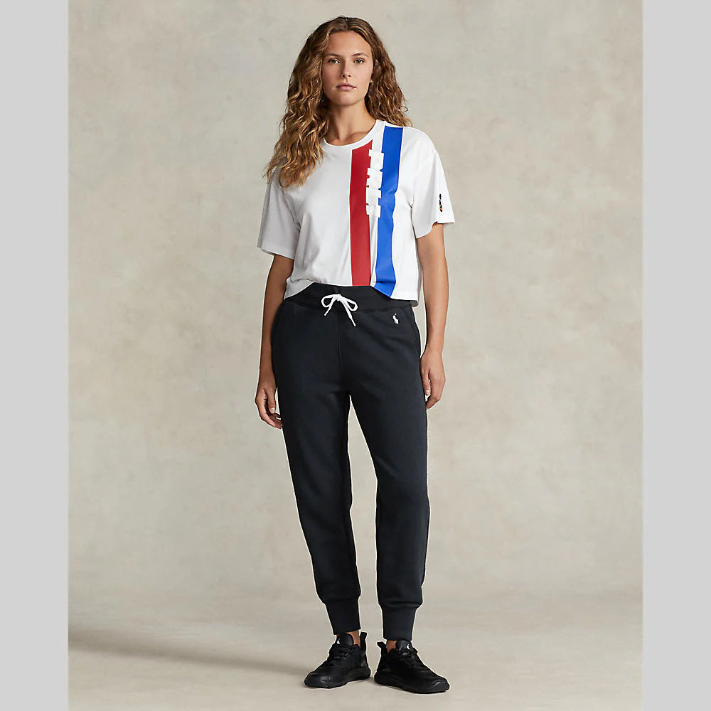 Polo Ralph Lauren - Logo Graphic Cropped Jersey Tee - Image 5