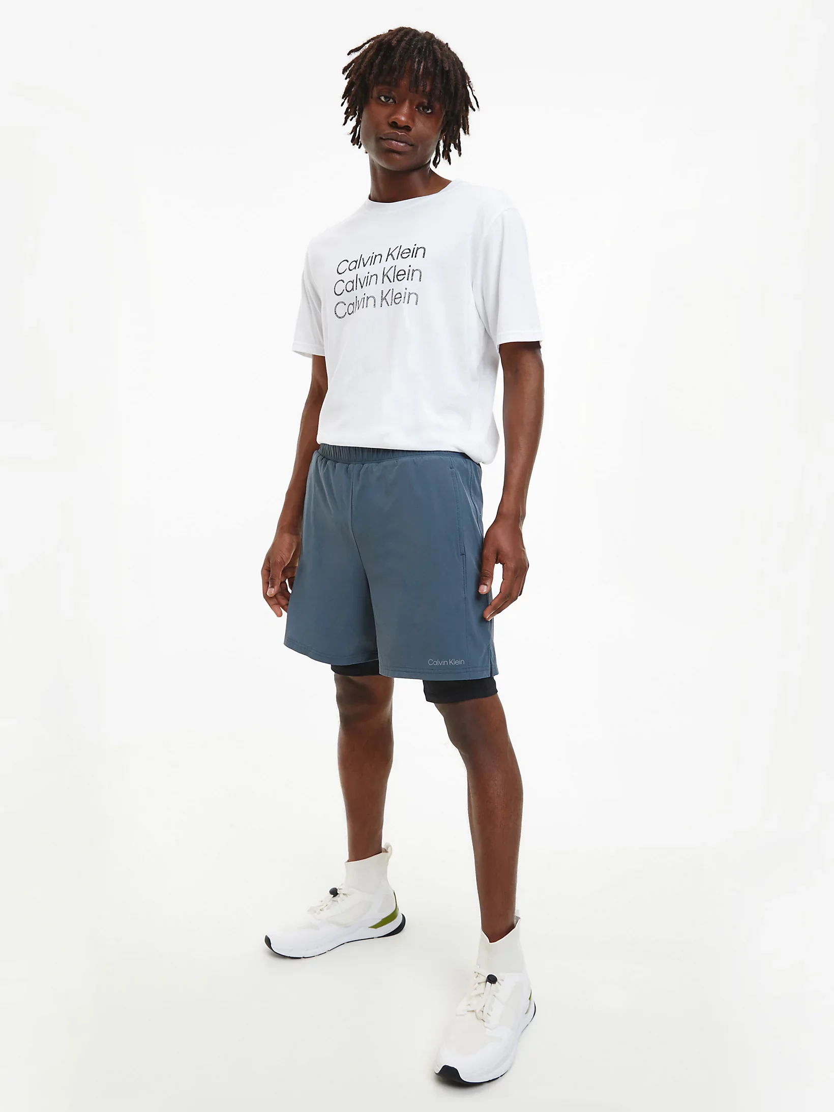 Calvin klein - Men's 2 In 1 Woven Shorts - Image 5