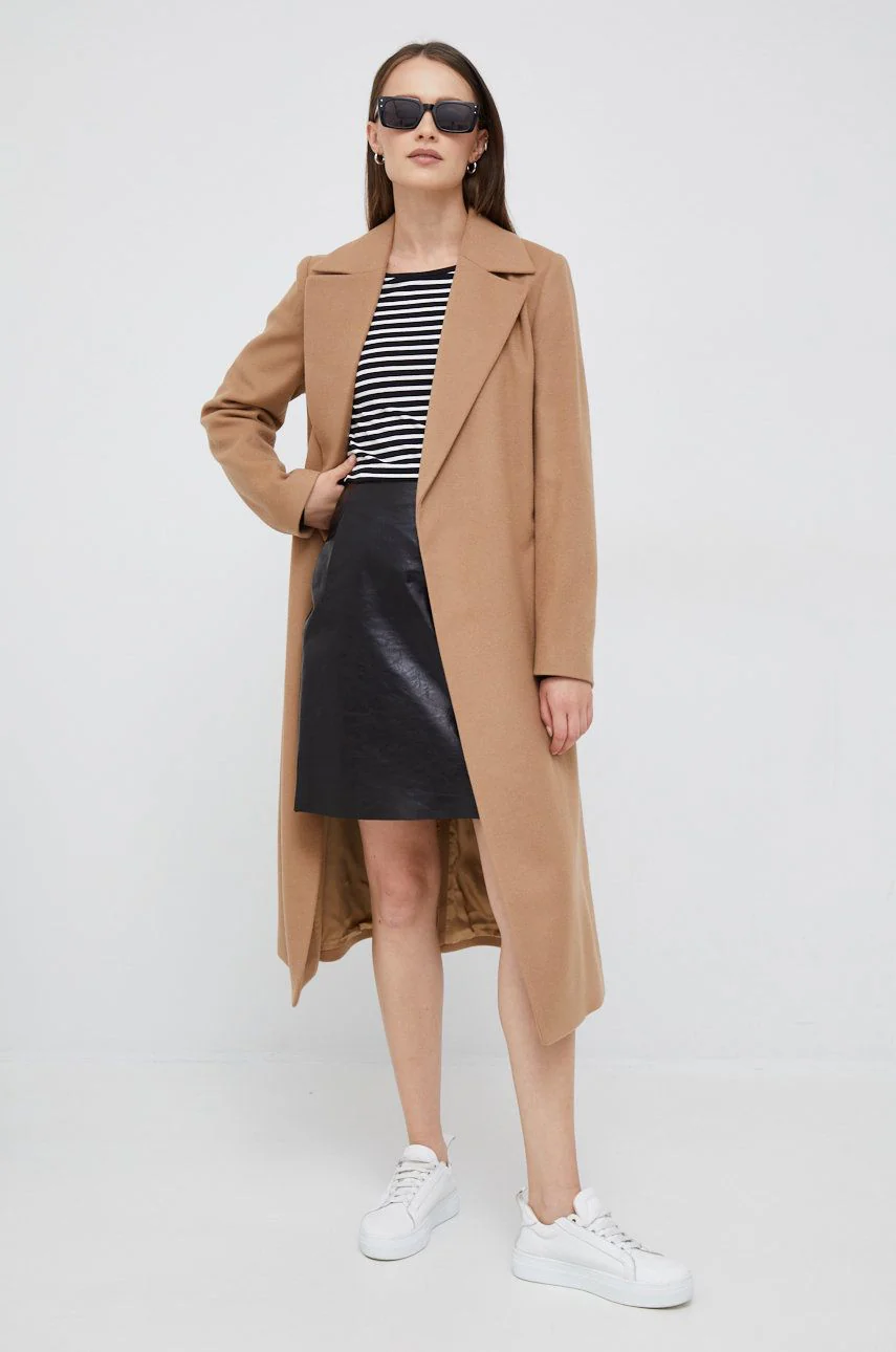 Calvin Klein - Leather Mix Media Skirt - Image 4