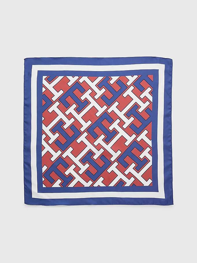 Tommy Hilfiger - Monogram Iconic Reversible Silk Scarf - Image 4