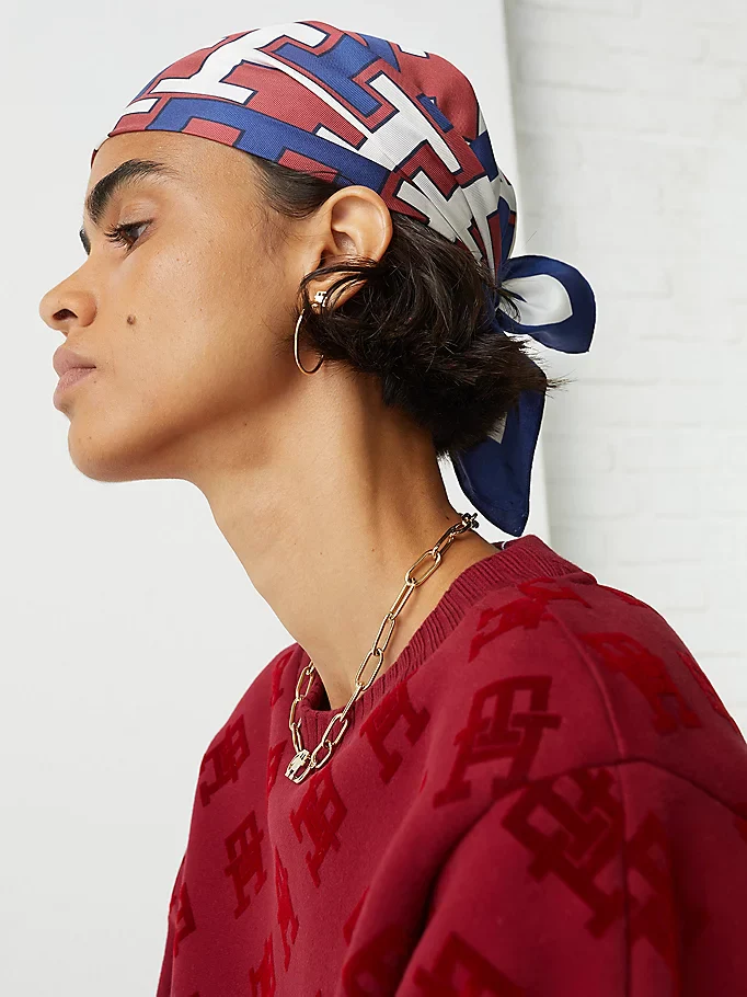 Tommy Hilfiger - Monogram Iconic Reversible Silk Scarf - Image 5