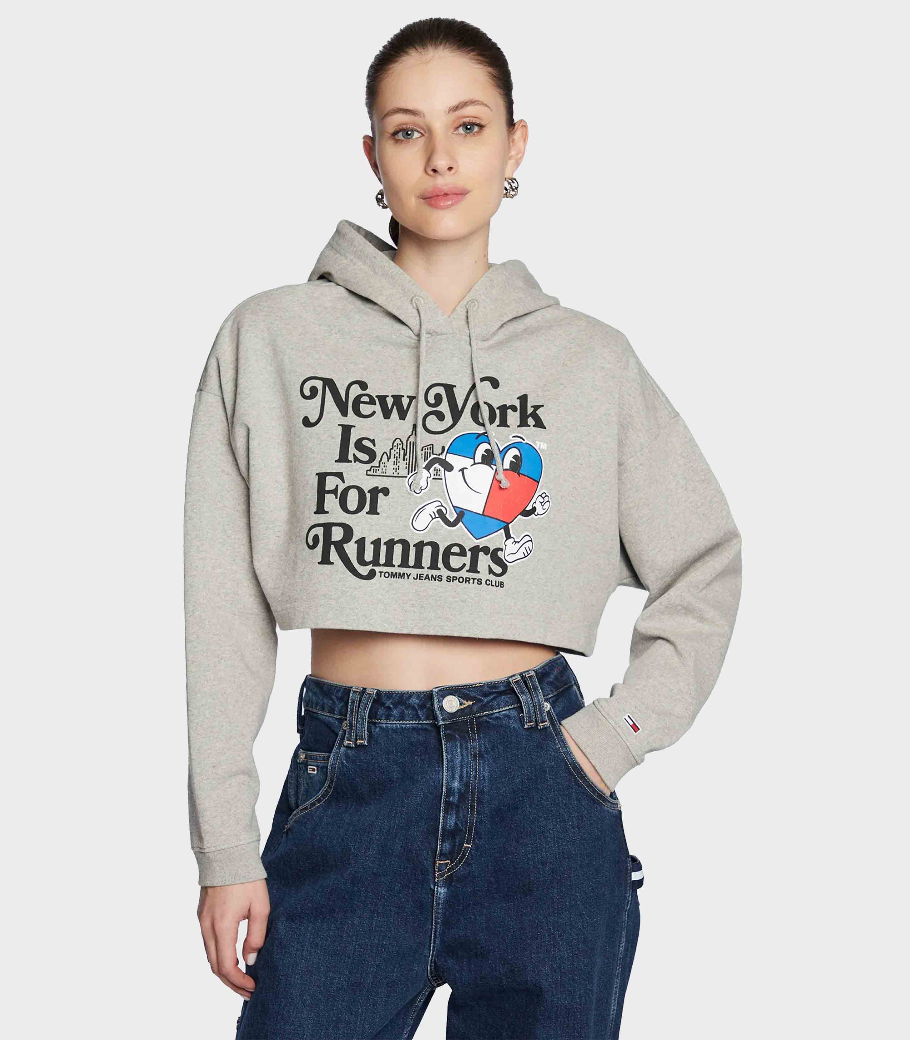 Tommy Hilfiger Jeans - Cropped Sportees Runners Logo Sweatshirt - Image 5