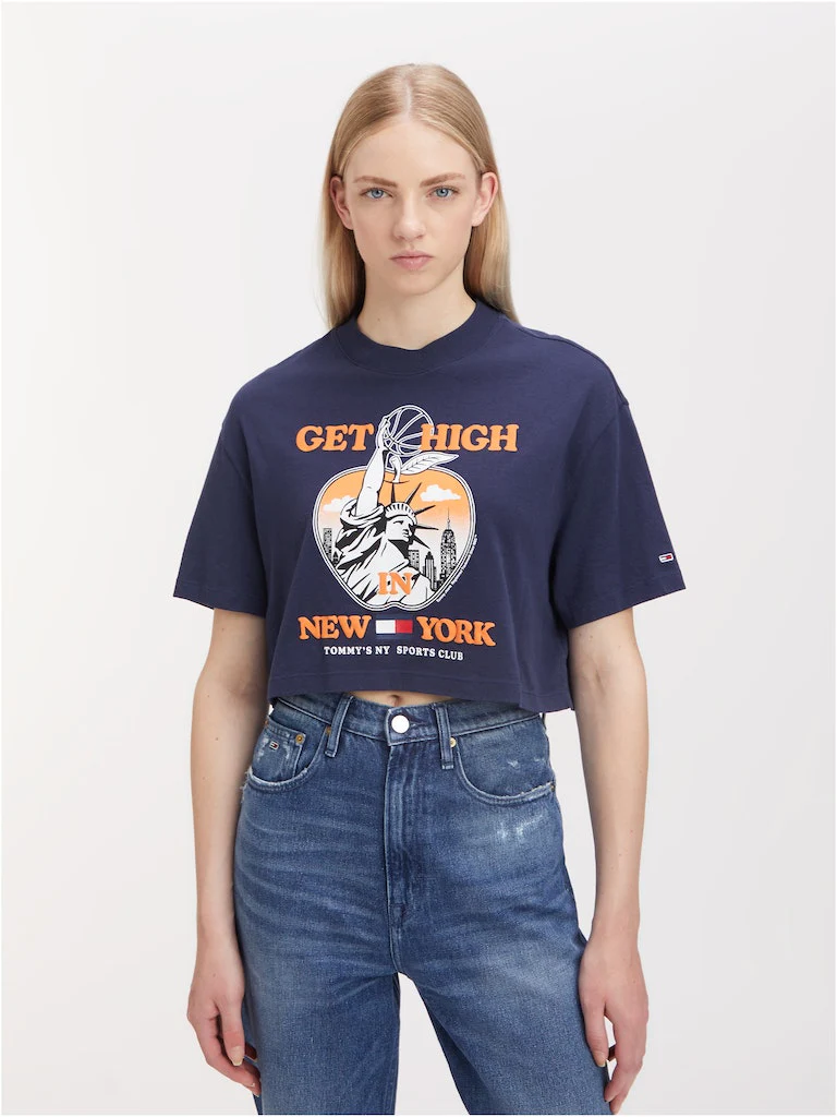 Tommy Hilfiger Jeans - Women's Oversized Printed T - Shirt - Image 2