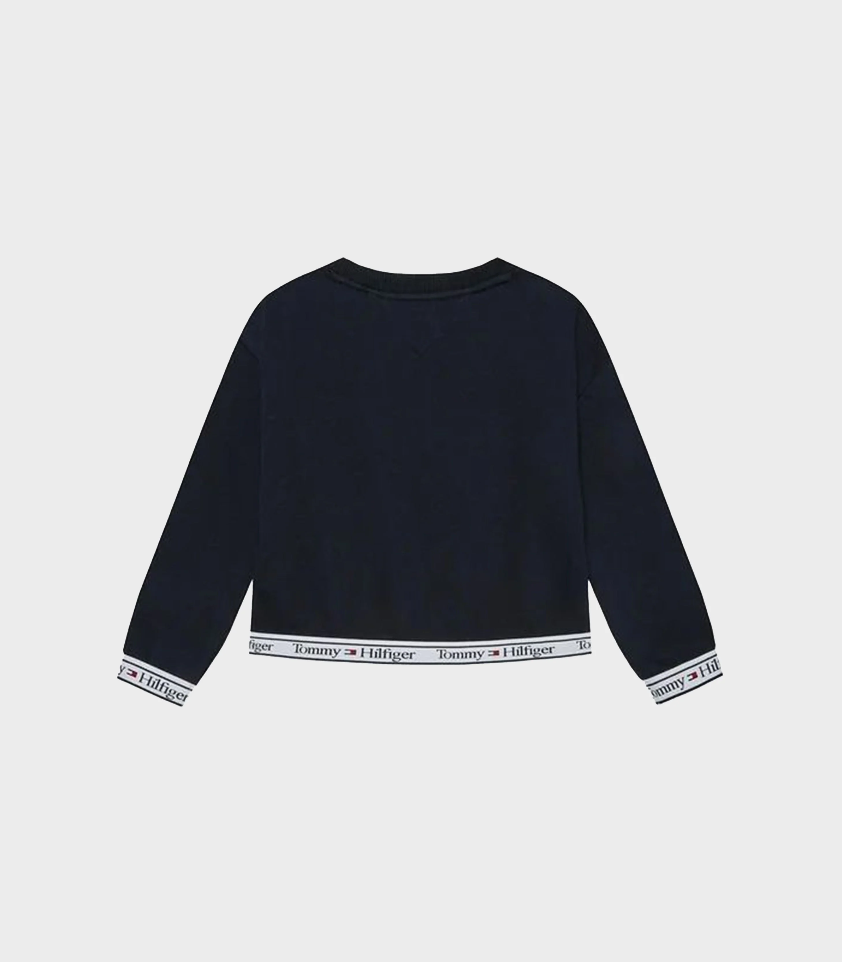 Tommy Hilfiger  - Girls -  Repeat Logo Crew Neck Sweatshirt - Image 3