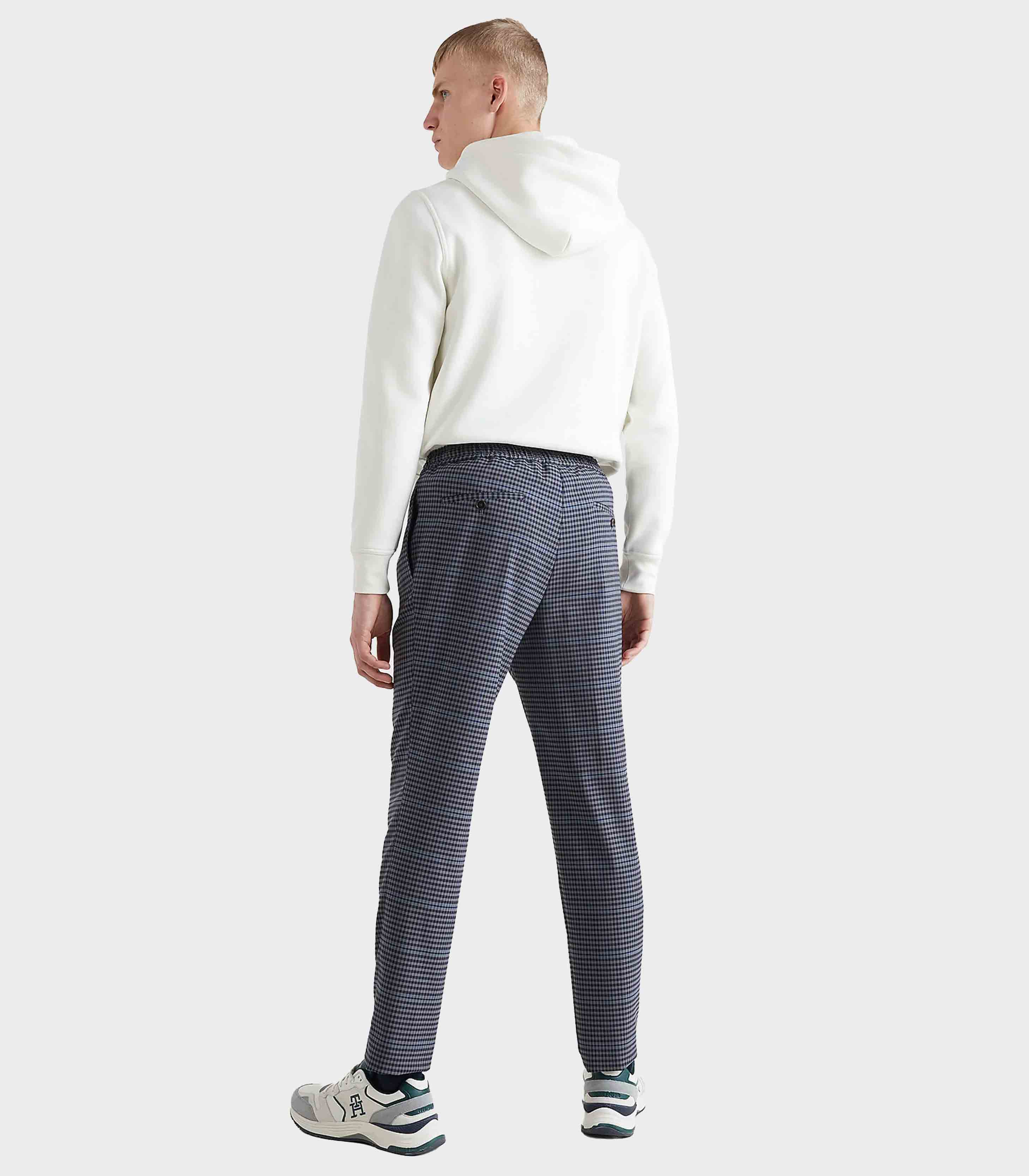 Tommy Hilfiger - Men's Check Pull On Wide Leg Trousers - Image 4
