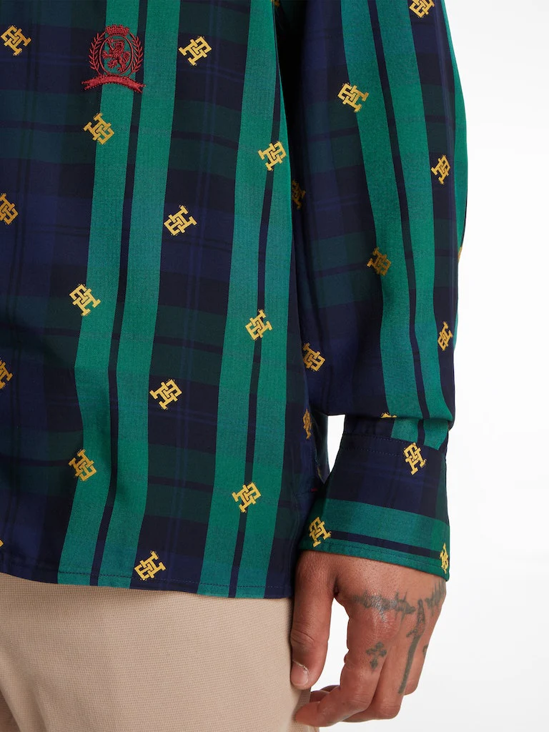 Tommy Hilfiger - Crest Black Watch Tartan Relaxed Shirt - Image 3