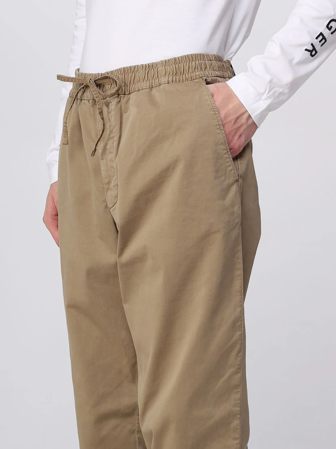 Tommy Hilfiger - Men's Chelsea Relaxed Drawstring Satin Trousers - Image 4